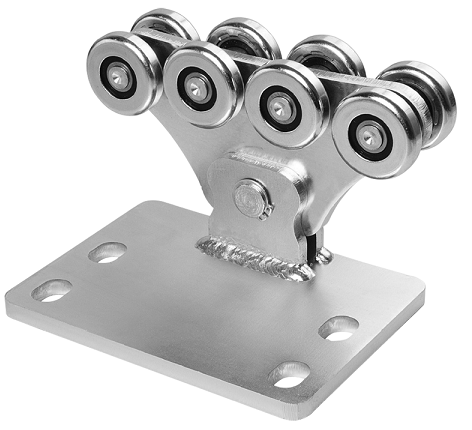 Carro excéntrico para perfil C 73x61x3,5mm