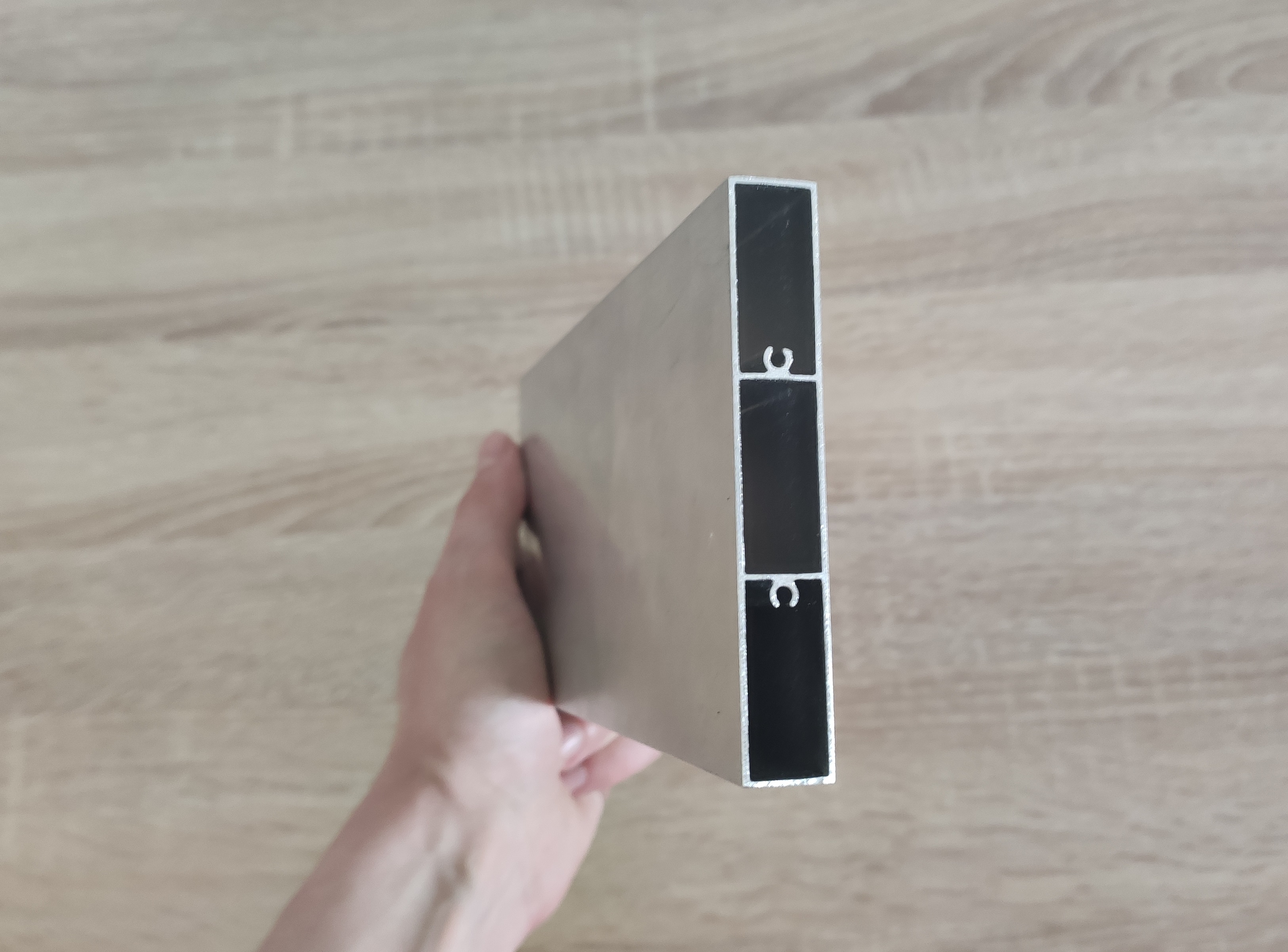 Lama de aluminio rectangular 