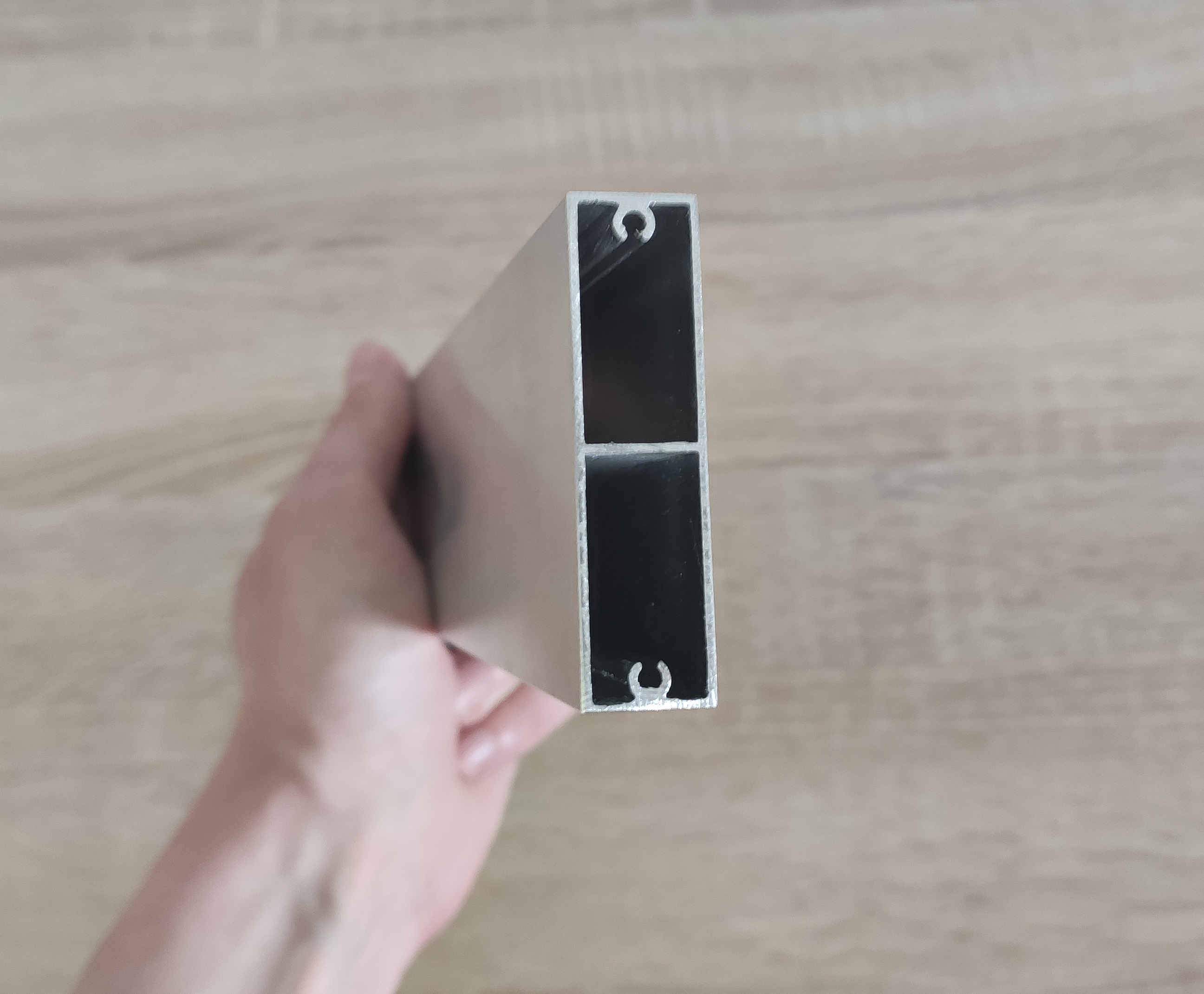 lama rectangular de aluminio 60