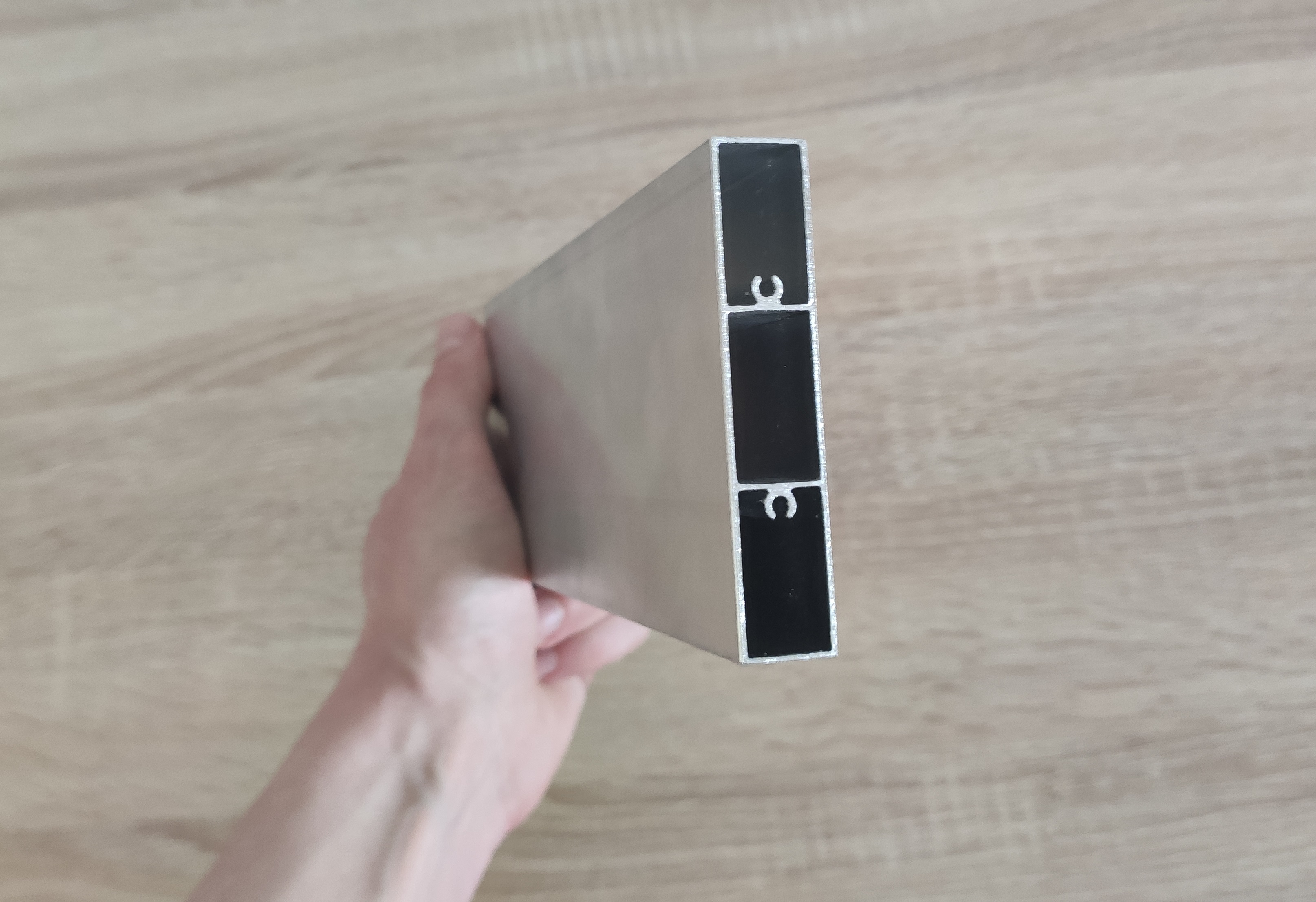Lama rectangular de aluminio