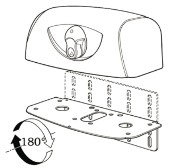 HYPPO: adaptación de la placa de soporte para montaje a izquierda o derecha HYPPO: adaptación de la placa de soporte para montaje a izquierda o derecha