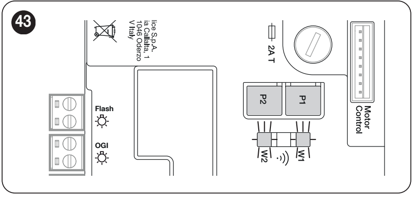 Wi-Fi integrado en MCU2: botones P1/P2 y LED W1/W2