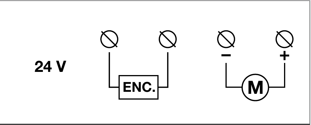 Esquema original de NICE para el motor Toona TO5024HS