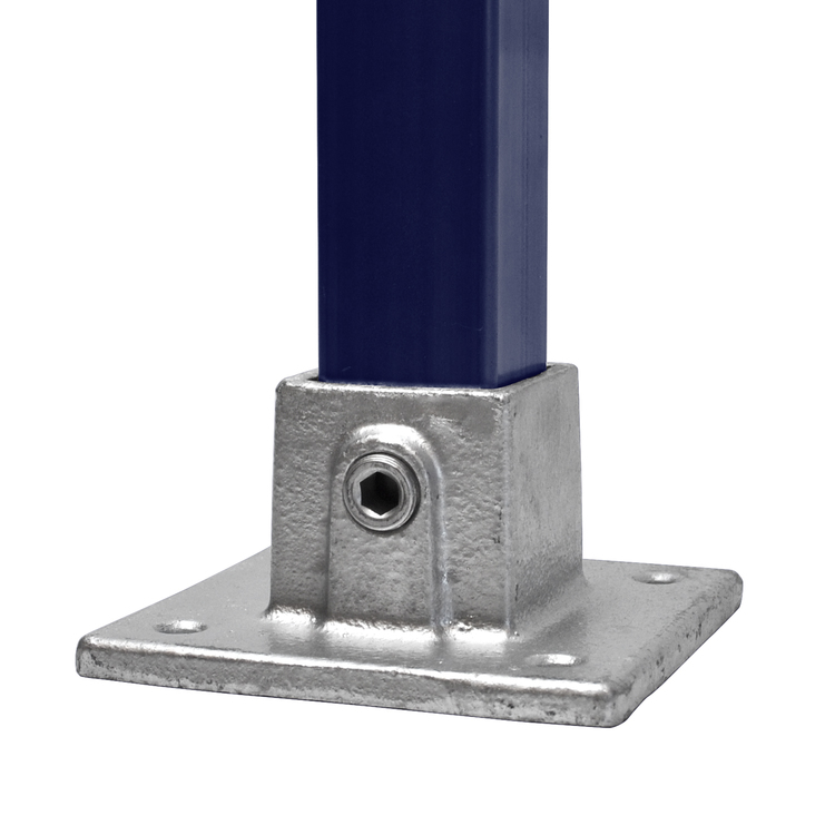 anclaje para perfil tubular rectangular