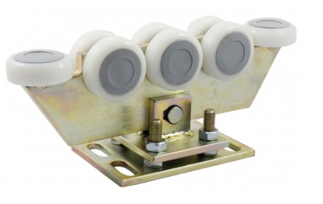 Carro oscilante ajustable, 8 rodillos