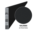 Negro RAL9005 con textura