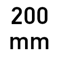 Ruedas de Ø 200 mm