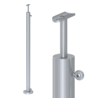 Postes para mallas de acero inoxidable