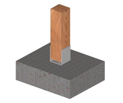 Ejemplo de uso de un elemento de anclaje estático en forma de U