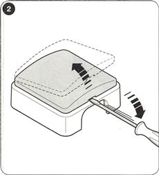 1a. Retire la tapa transparente