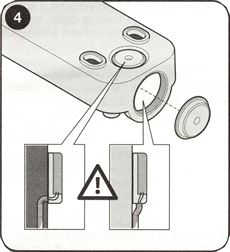 4. Perfore el orificio necesario para el cableado 4. Perfore el orificio necesario para el cableado