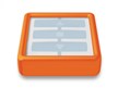 NICE NiceWay Go WCO, funda portátil de goma naranja para botón NICE NiceWay Go WCO, funda portátil de goma naranja para botón