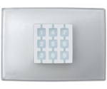 NICE NiceWay Opla Opla-R WRT carcasa rectangular para botón, color transparente
