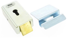 Cuerpo de la cerradura eléctrica NICE PLA10 y su tope Cuerpo de la cerradura eléctrica NICE PLA10 y su tope