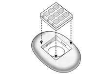 Montaje del botón inalámbrico NiceWay en la funda NICE Stone