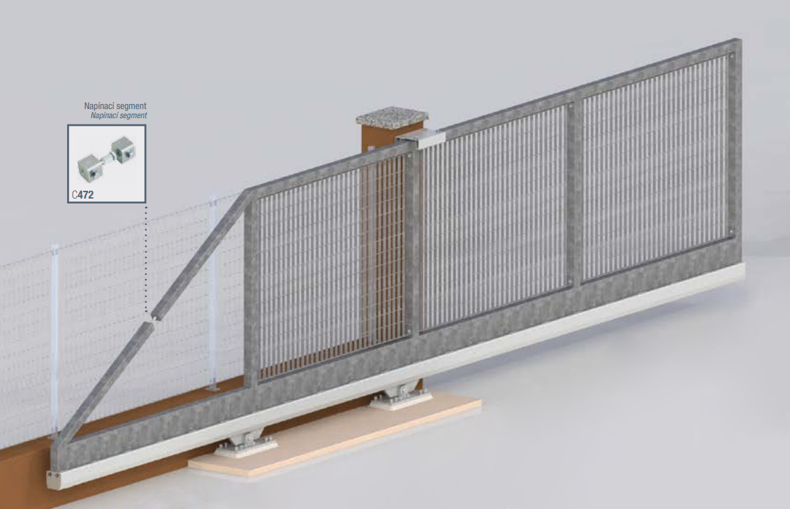 Tensor para puertas autoportantes Tensor para puertas autoportantes