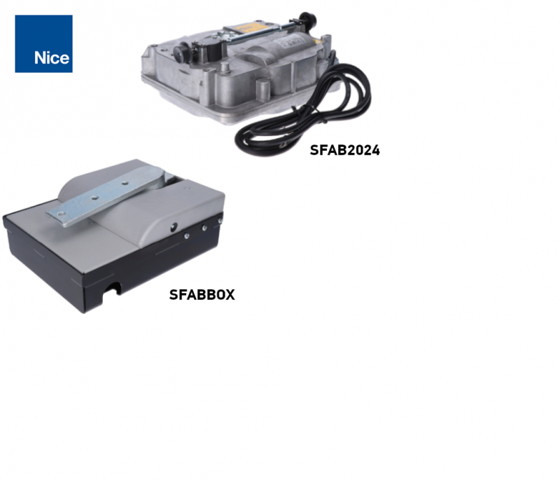 Motor SFAB2024 con caja de cimentación SFABBOX