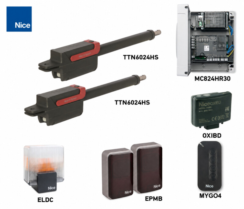 Kit TITAN TTN6024HS para dos hojas