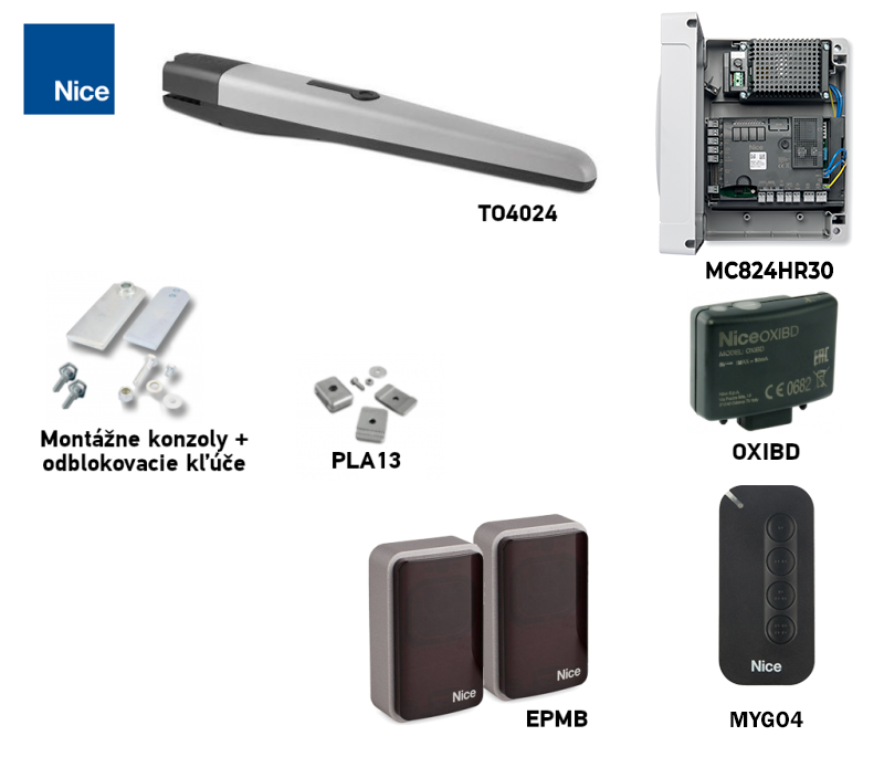 Kit de accionamiento NICE Toona TO4024