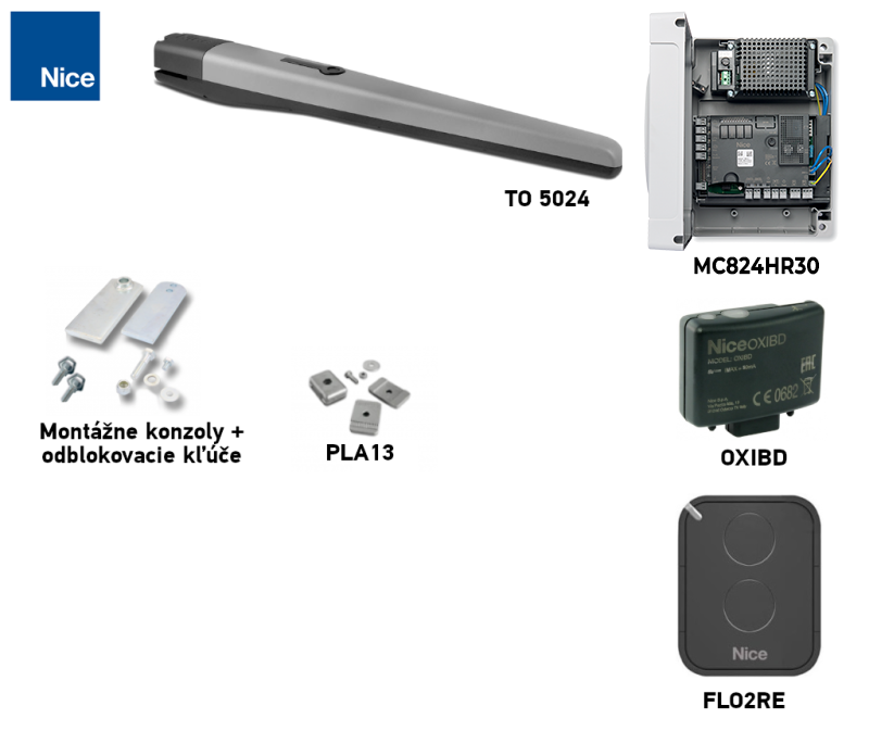 Kit de motor NICE Toona TO5024 Kit de motor NICE Toona TO5024