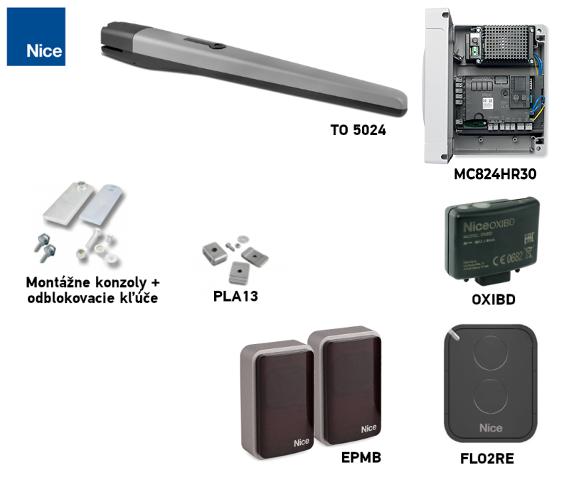 Kit de motor NICE Toona TO5024 Kit de motor NICE Toona TO5024