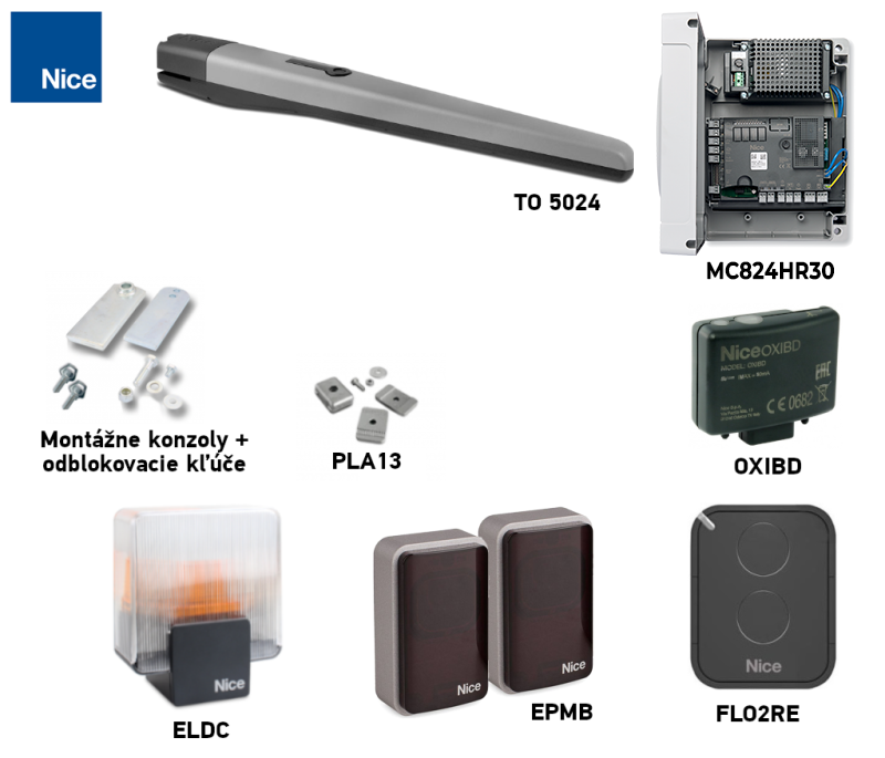 Kit de motor NICE Toona TO5024 Kit de motor NICE Toona TO5024