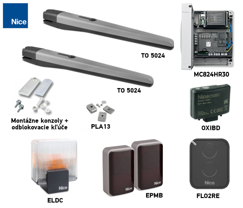 Kit de motor NICE Toona TO5024 Kit de motor NICE Toona TO5024