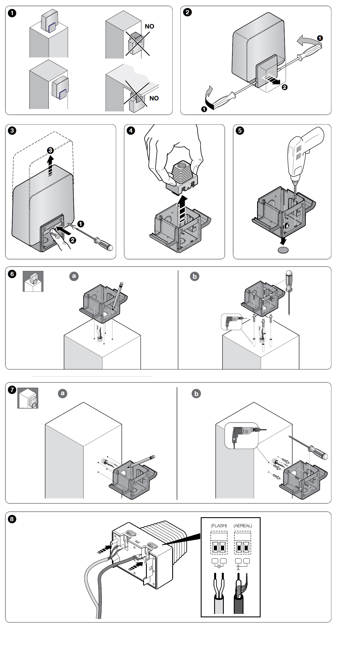 Instrucciones de instalación de la luz de señalización NICE-ELDC Instrucciones de instalación de la luz de señalización NICE-ELDC