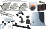 Kit para fabricar una puerta corredera sobre raíl