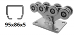 Carro CAIS SPEED ME para perfil C 95 × 86 × 5 mm