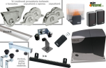 Kit para fabricar una puerta corredera con carril