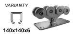 Carro CAIS SPEED L para perfil C 140 × 140 × 6 mm