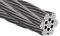 Cable de acero inoxidable Ø4mm, 7x7 hilos, INOX AISI316
