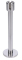 Brida de pared con rosca M8, longitud 120mm, para 2 cables de acero inoxidable de 4mm de diámetro, acero inoxidable AISI304