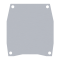 Tapón para perfil C 95x106 mm
