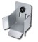Tope inferior de acero galvanizado para perfil 68x68