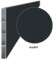 Lama de aluminio para valla de 160x16 mm, antracita con superficie lisa, 2 metros