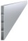 Lama de aluminio para valla de 160x16 mm, forma rectangular, 2 metros
