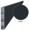 Lama de aluminio para valla de 100x16 mm, antracita RAL7016, superficie lisa